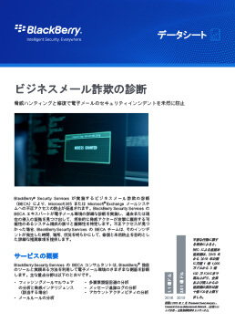 ビジネスメール詐欺の診断（データシート）