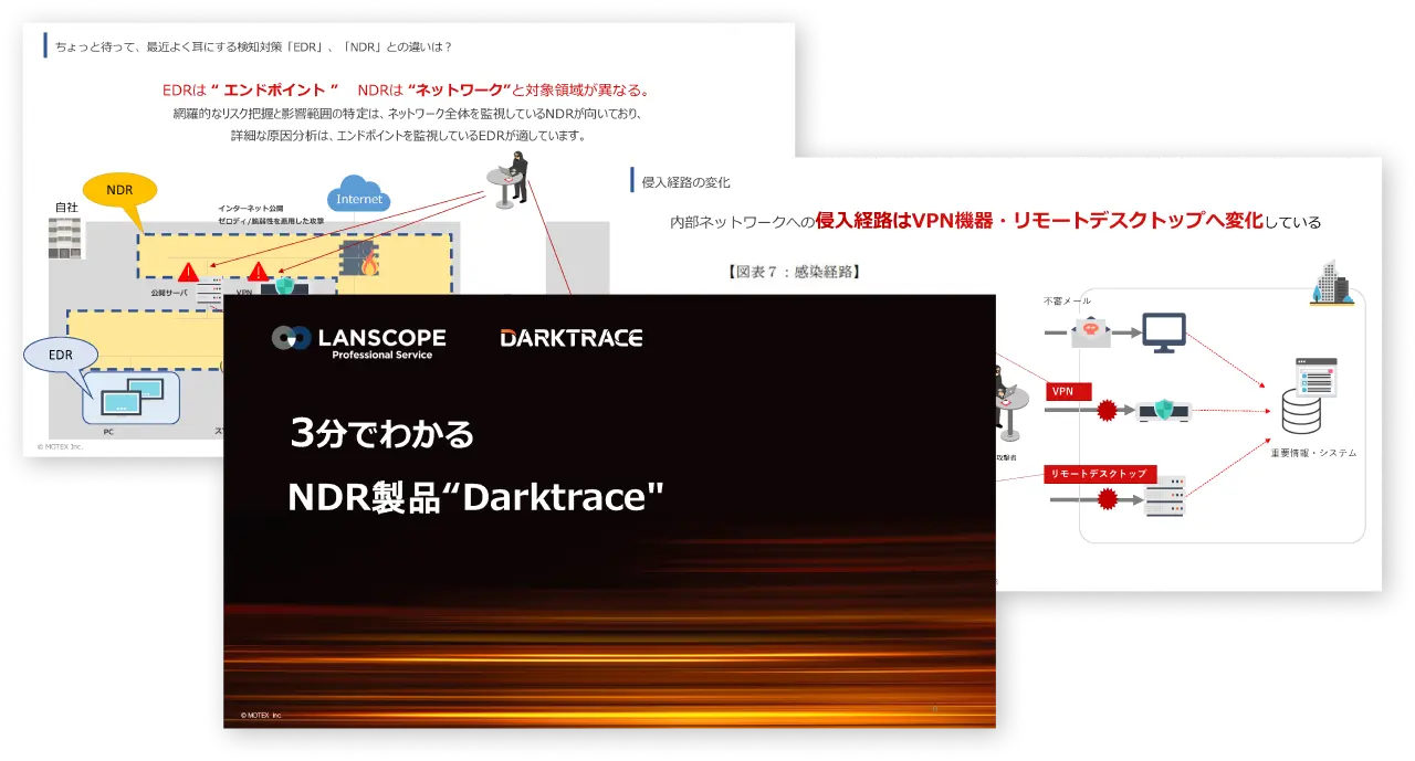 3分でわかるNDR製品「Darktrace」