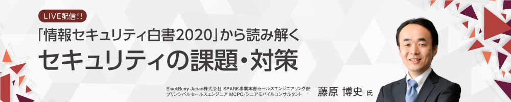 「情報セキュリティ白書2020」から読み解くセキュリティの課題・対策